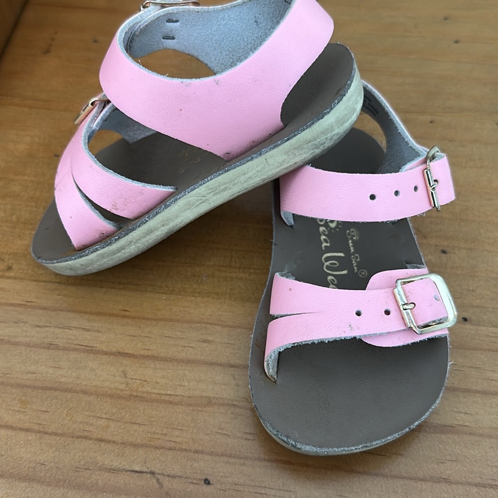 Pink Kids Sandals with Buckle